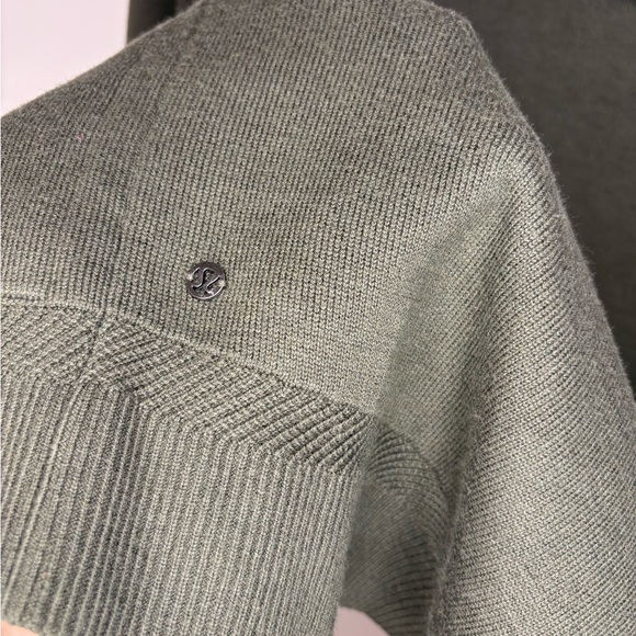 lululemon athletica Olive Green Open-Front Cardigan - Picture 4 of 4